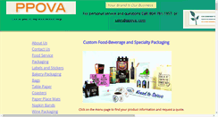 Desktop Screenshot of ppova.com